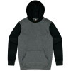 Balwun Mens Hoodies Black Charcoal